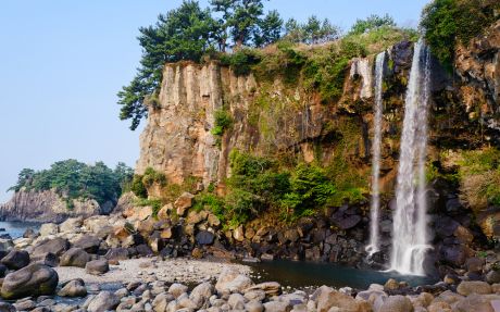 Vodopád na ostrově Čedžu, 7 přírodních divů světa